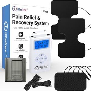iReliev Pain Relief & Recovery TENS EMS Unit